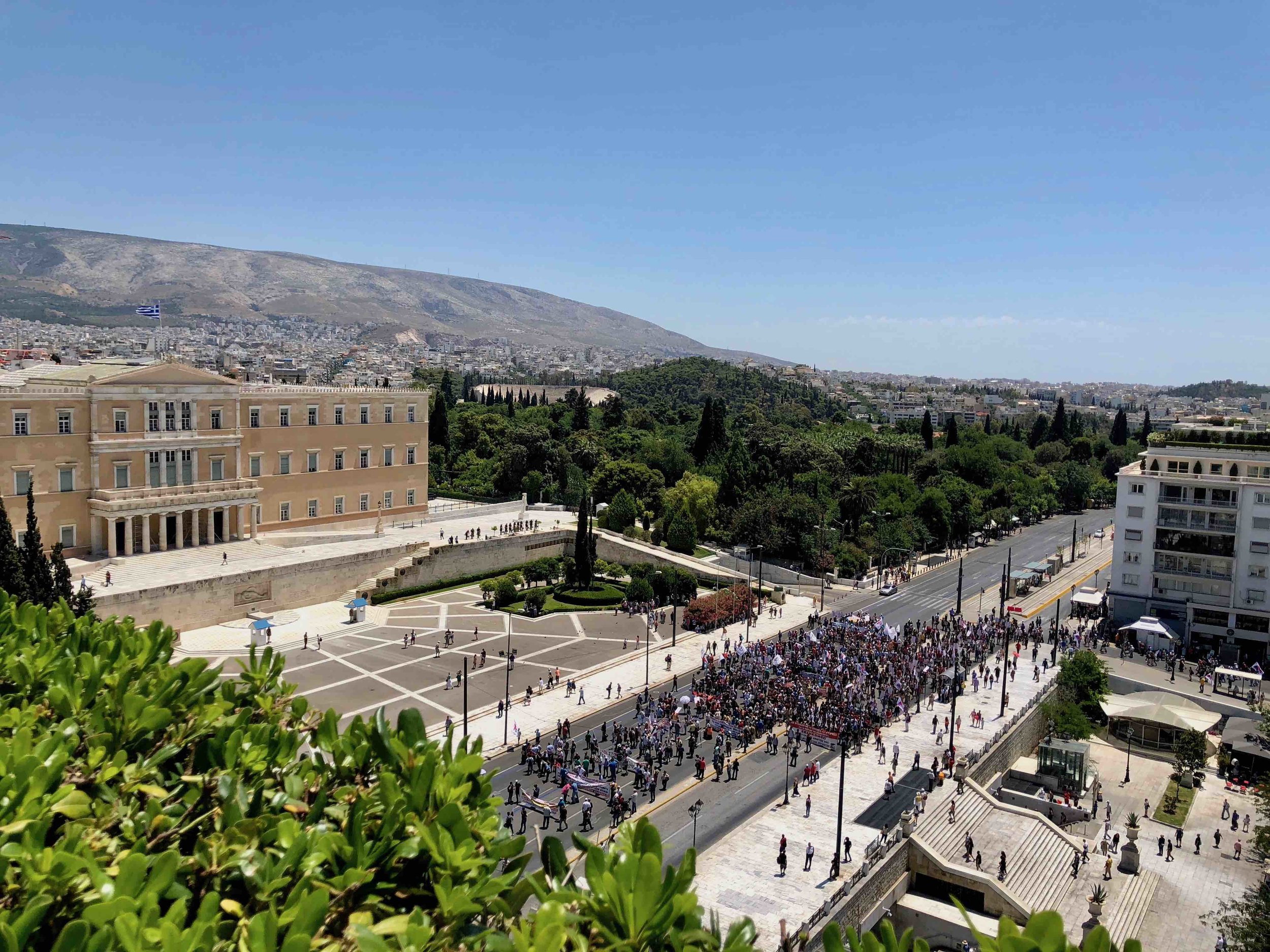 Protest in Syntagama Square