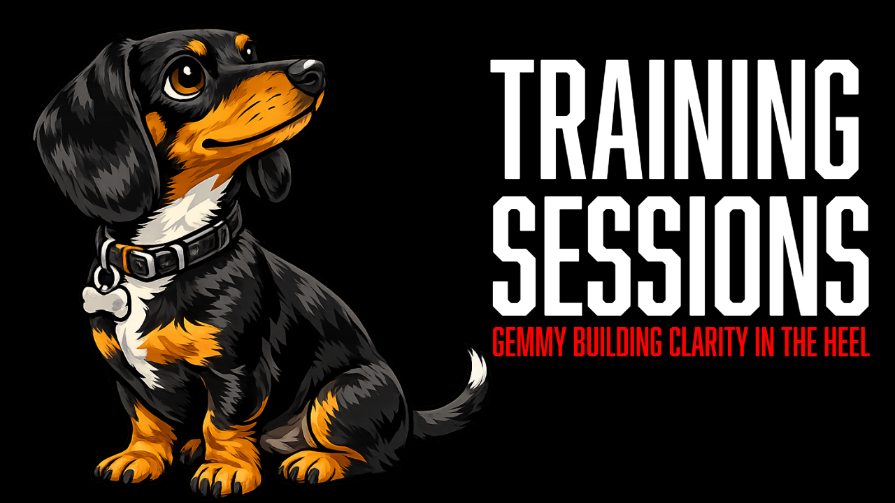 Board and Train Puppy Training: Building a Clear Heel Position with Gemmy
