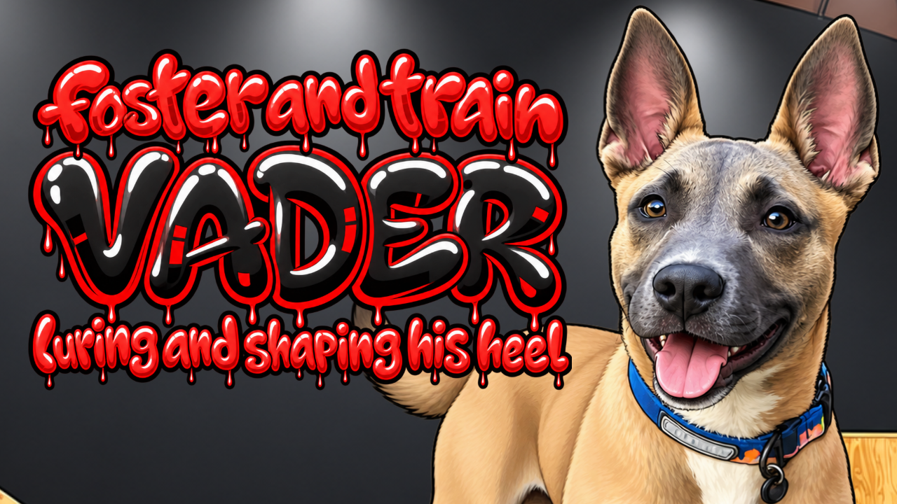 Teaching a Puppy to Heel Through Luring &amp; Shaping | Vader's Training Journey