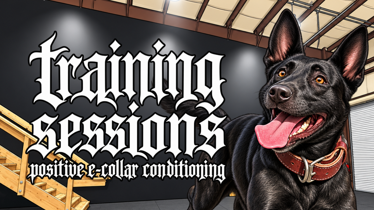 Positive E-Collar Conditioning: Using the E-Collar as a Gas Pedal | Max's Training Session