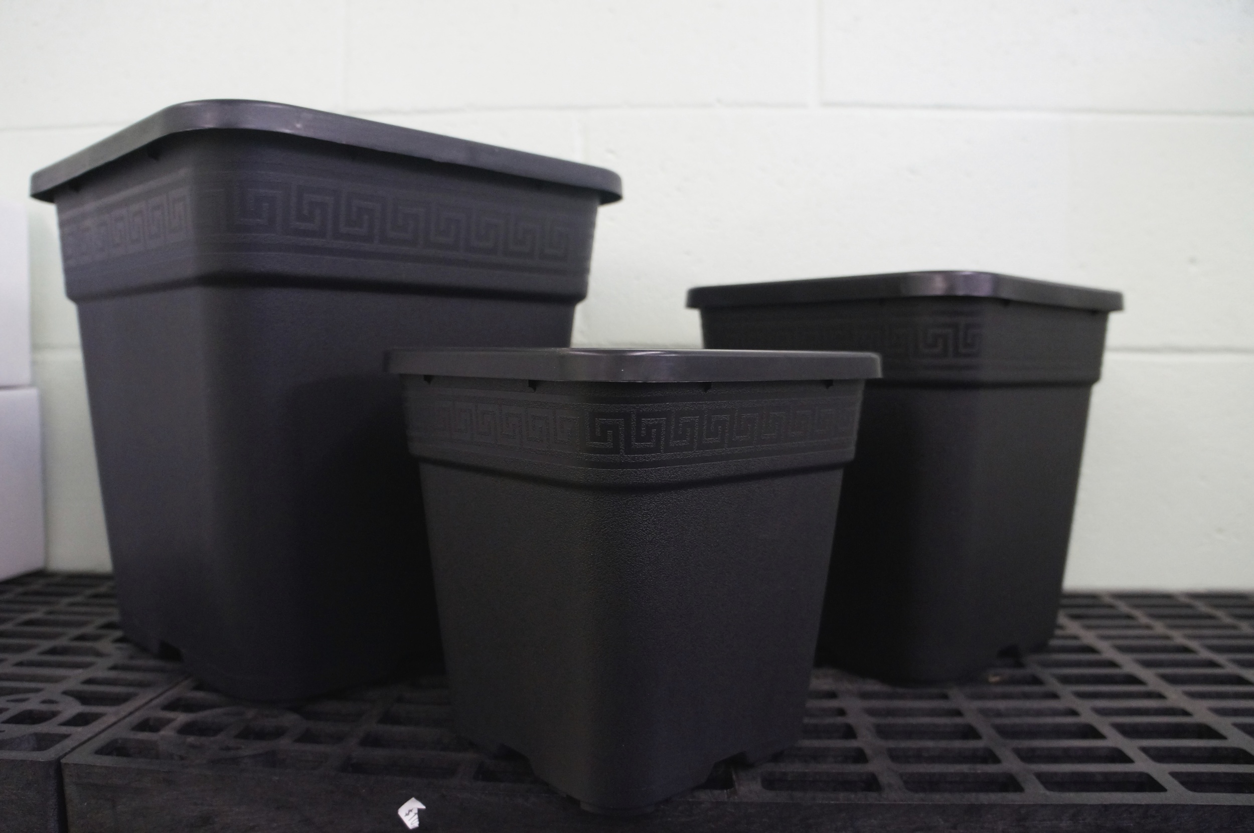Square Pots: 7", 9", and 12"