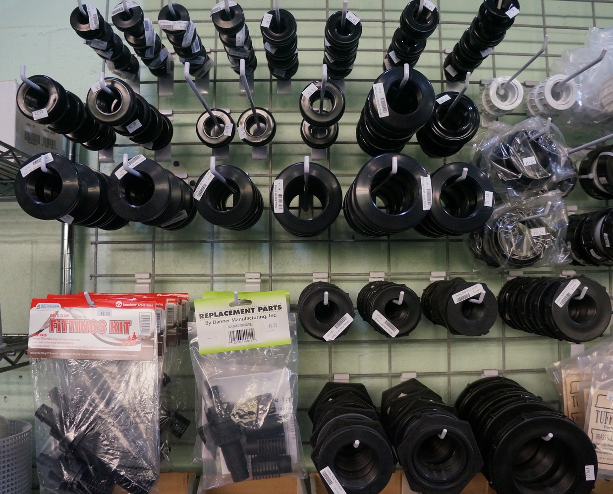 Bulkheads: 3", 2", 1 1/2", 1 1/4", 1", 3/4", 1/2"