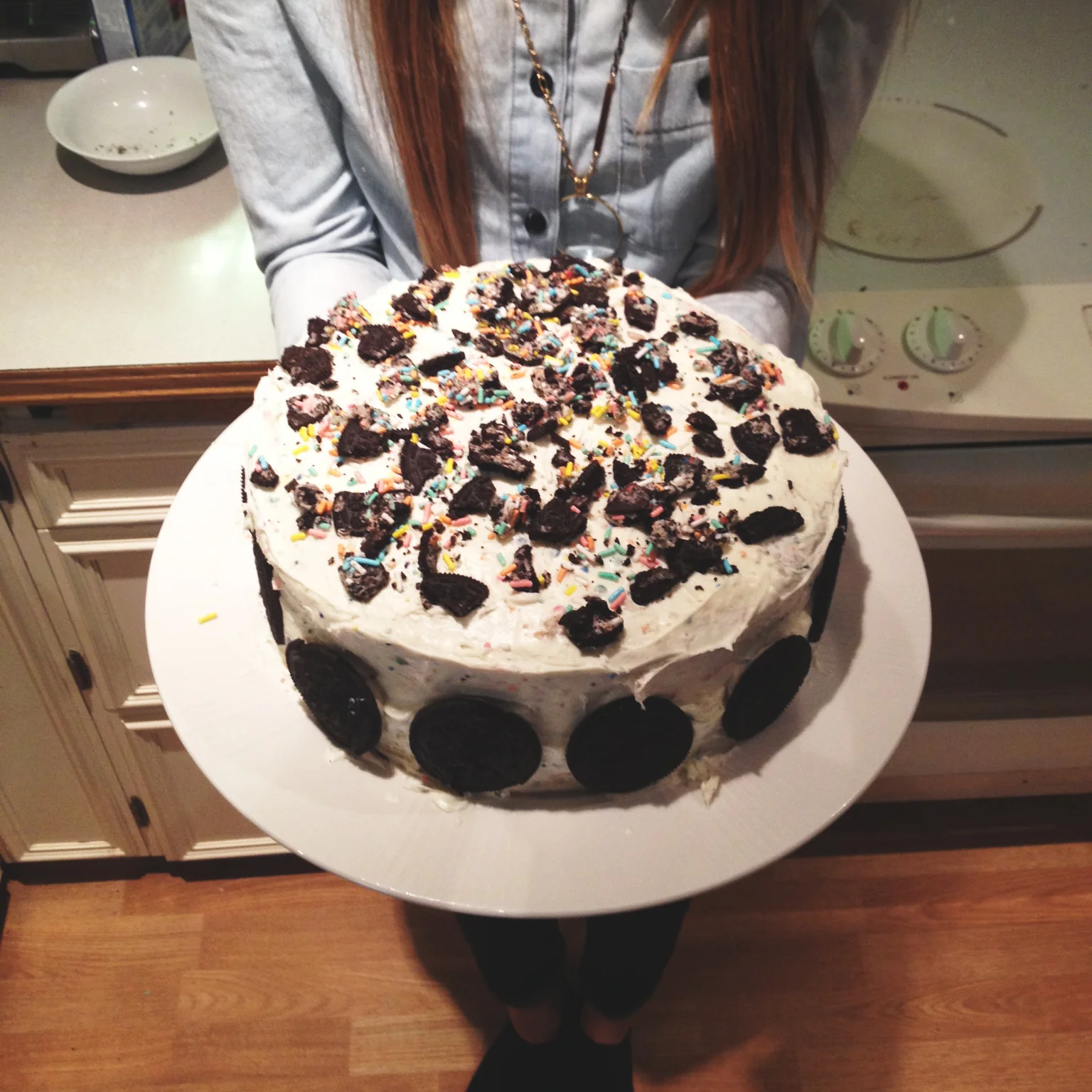 Birthday Cake Oreo Birthday Cake. #heartattack
