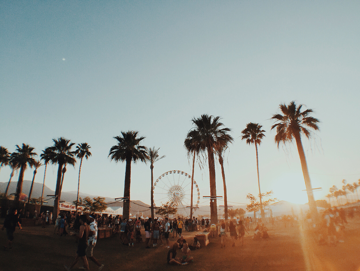 The famous Coachella ferris wheel!