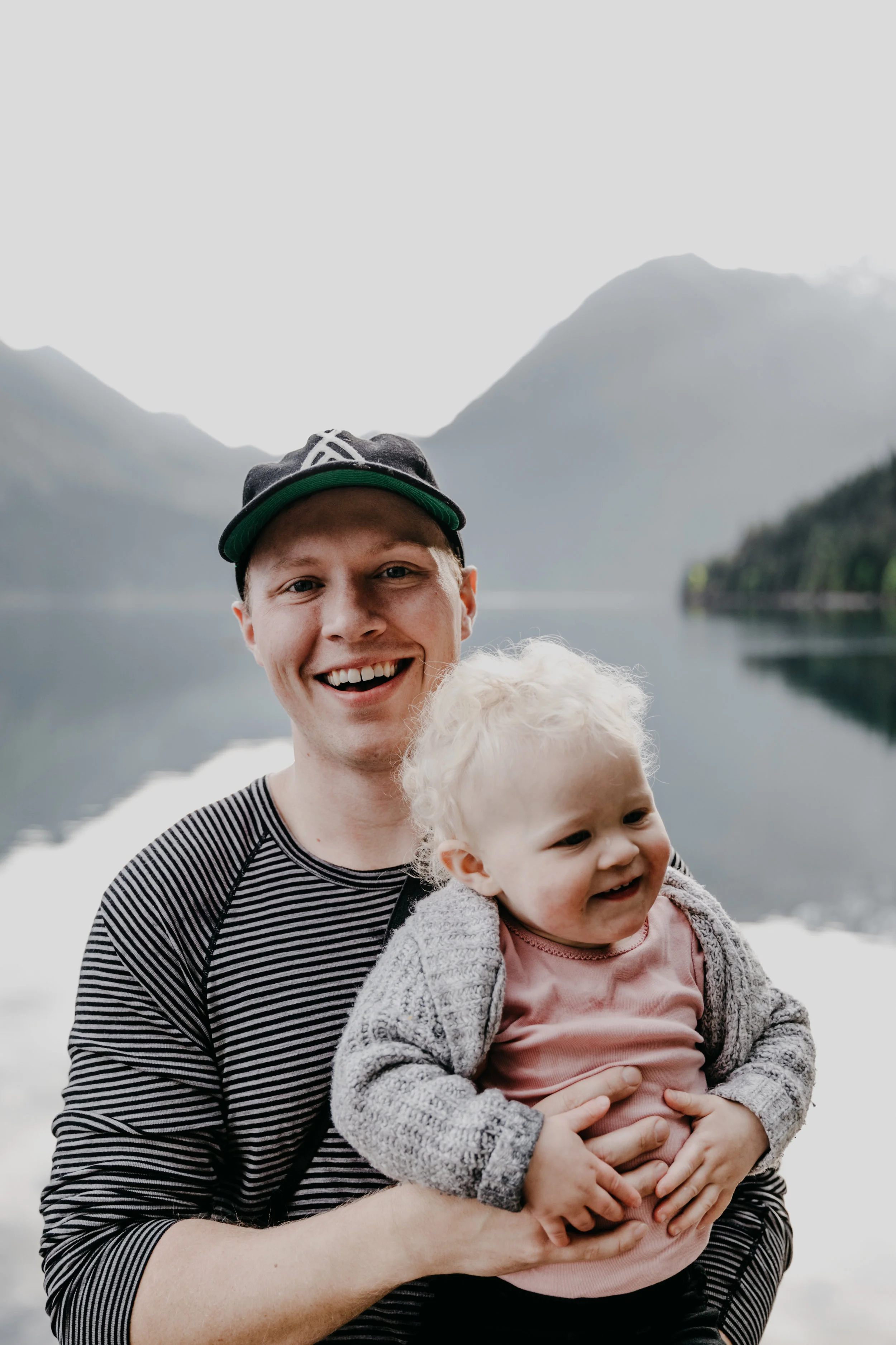 My brother and his adorable daughter.