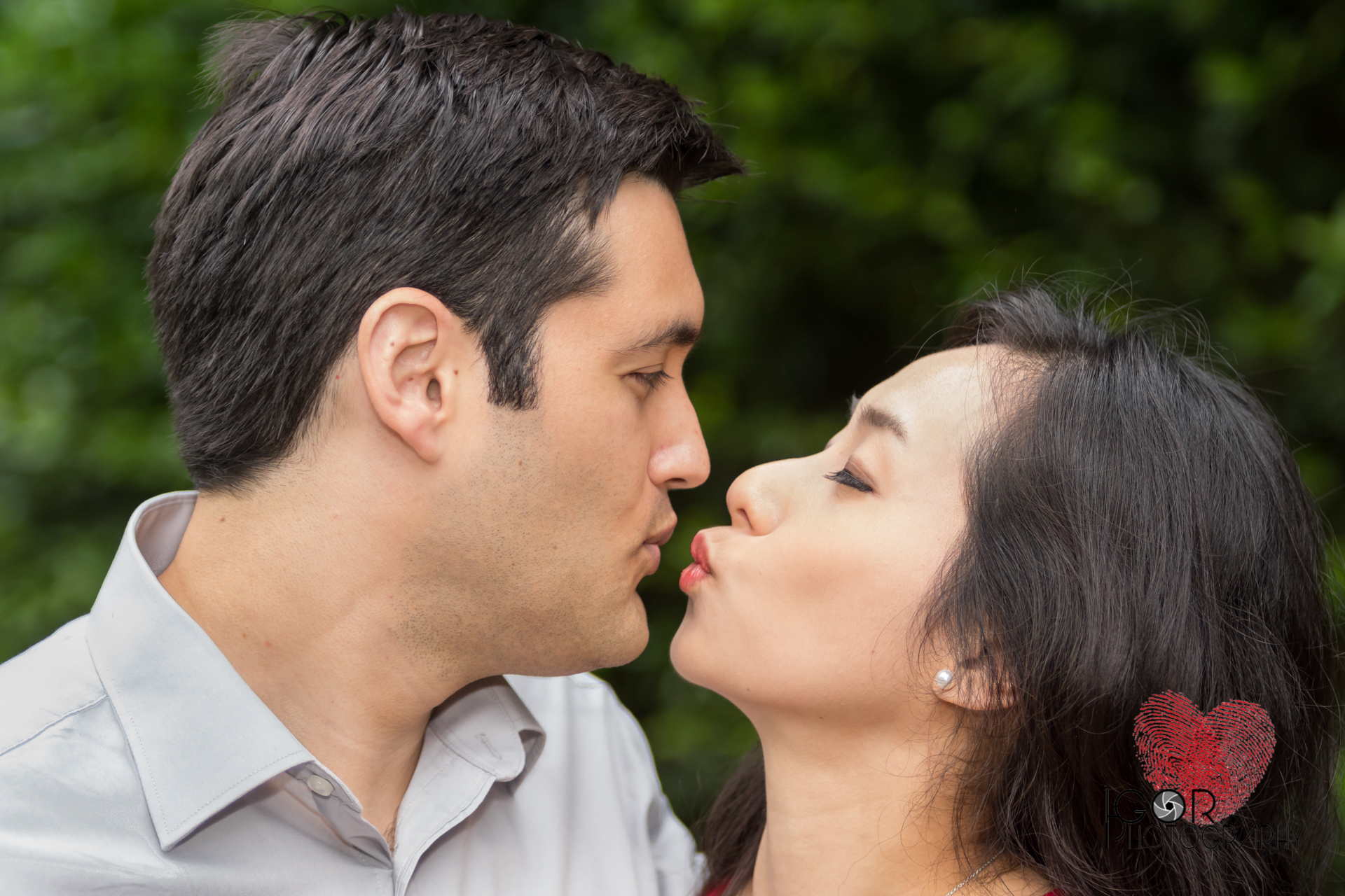 Botanic Gardens engagement session