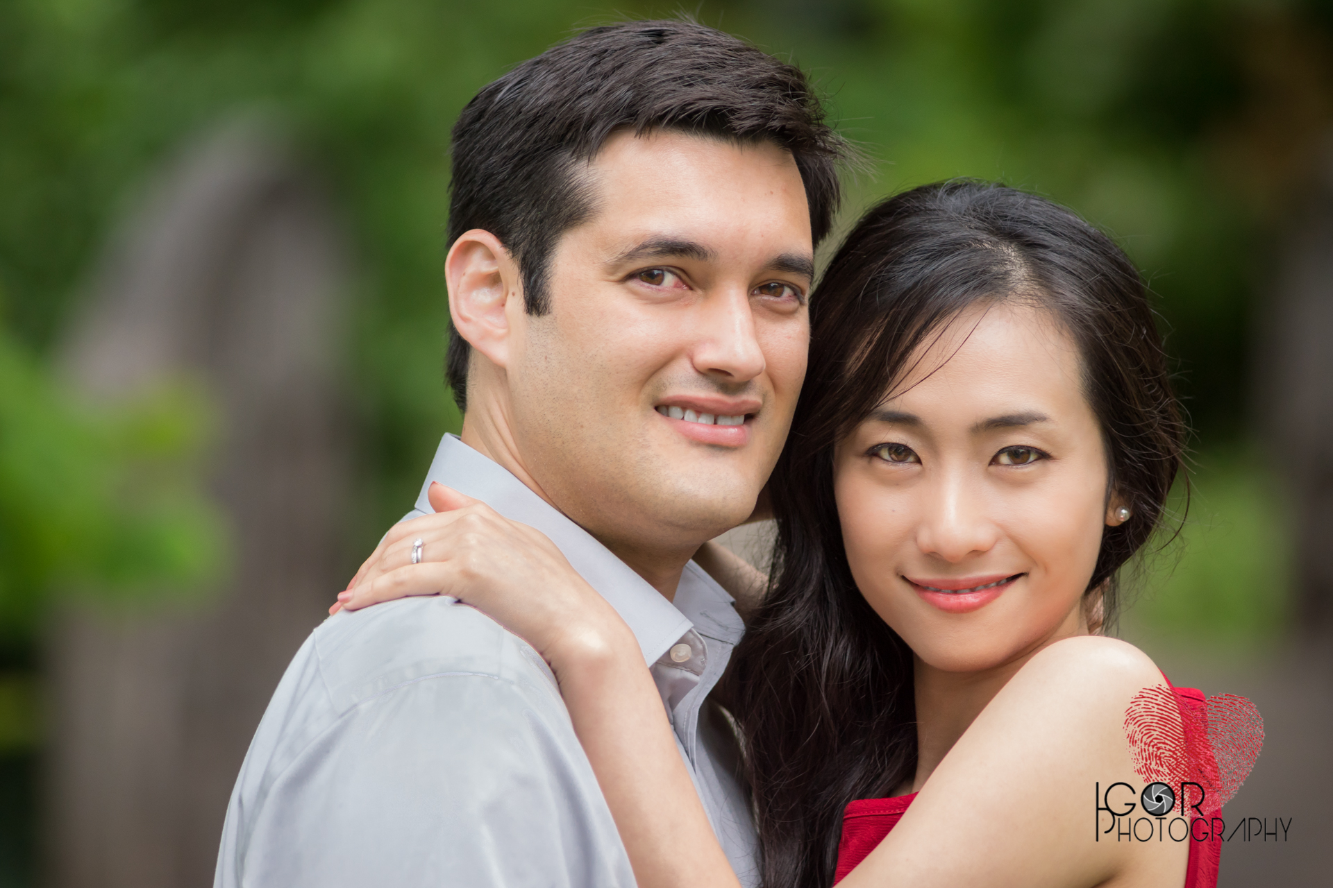 Botanical Garden engagement photos