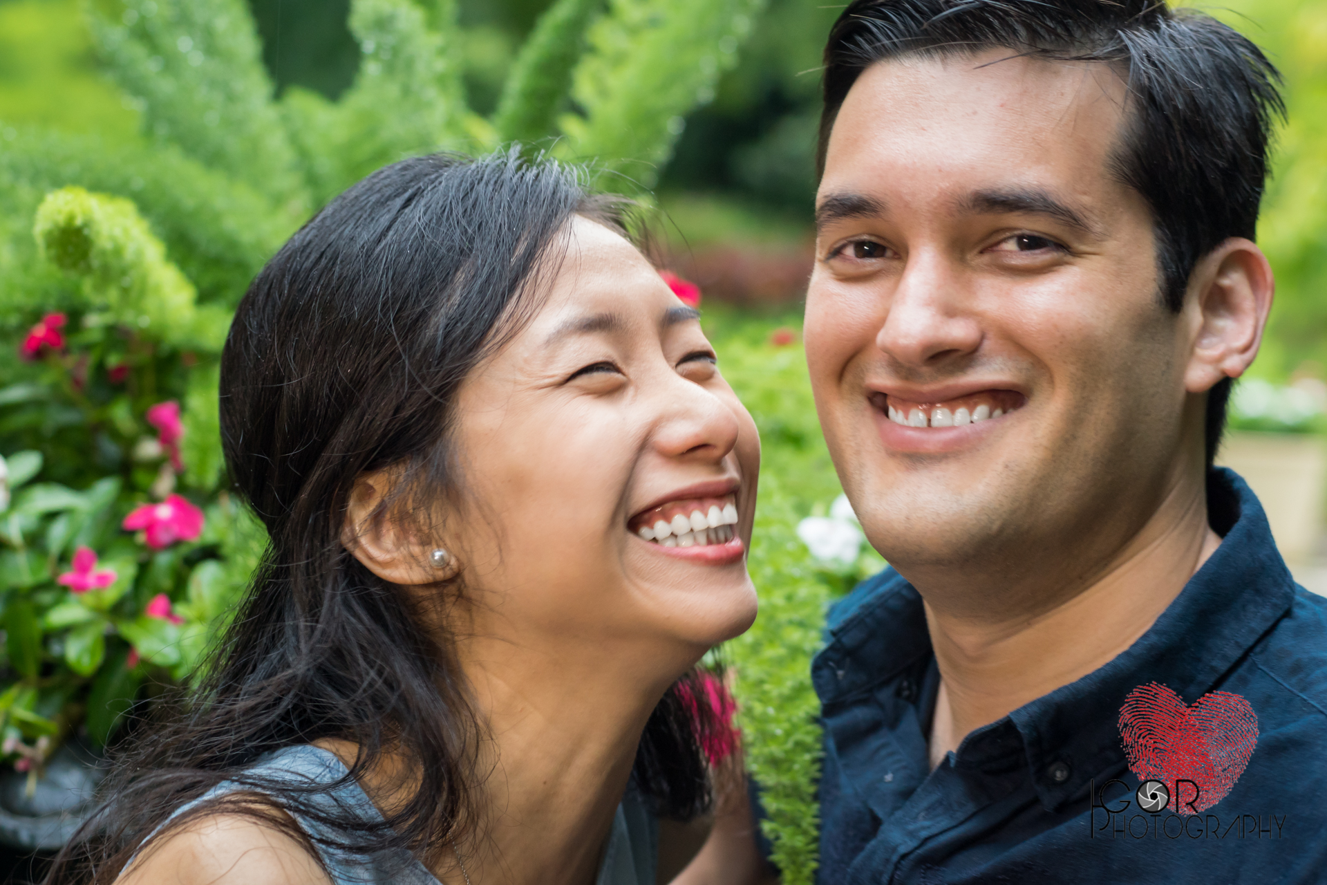 Fun engagement photos