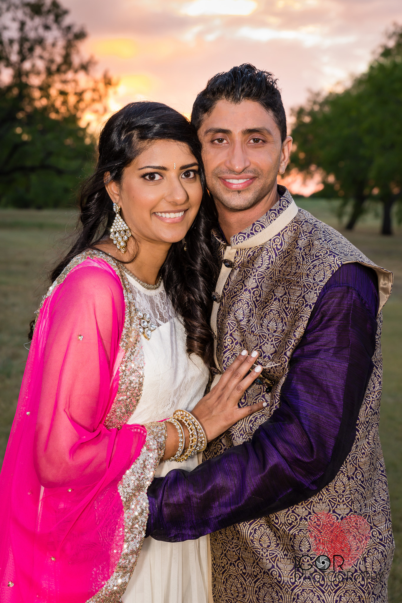 Indian engagement photography