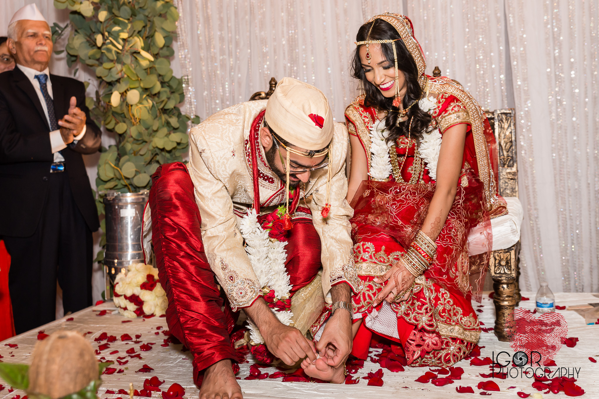 Indian wedding toe ring