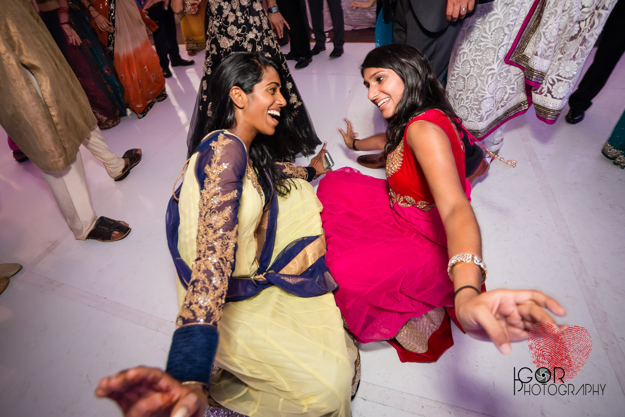 Indian wedding dancing