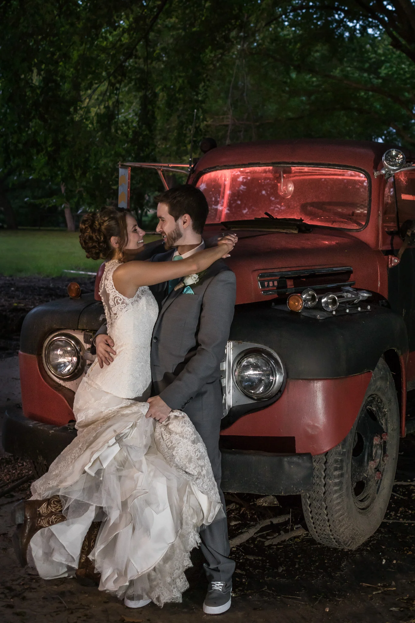 Texas country wedding in Grandview