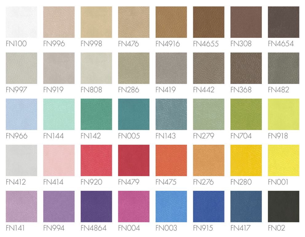 These are the available colors for the cover, spine, ribbon and box. You can combine any of these colors on The Modern Wedding Album.
