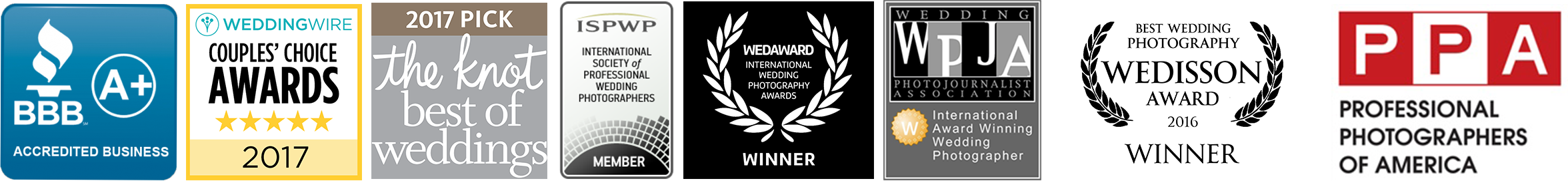 Hire an experienced award winning and trusted wedding photographer!