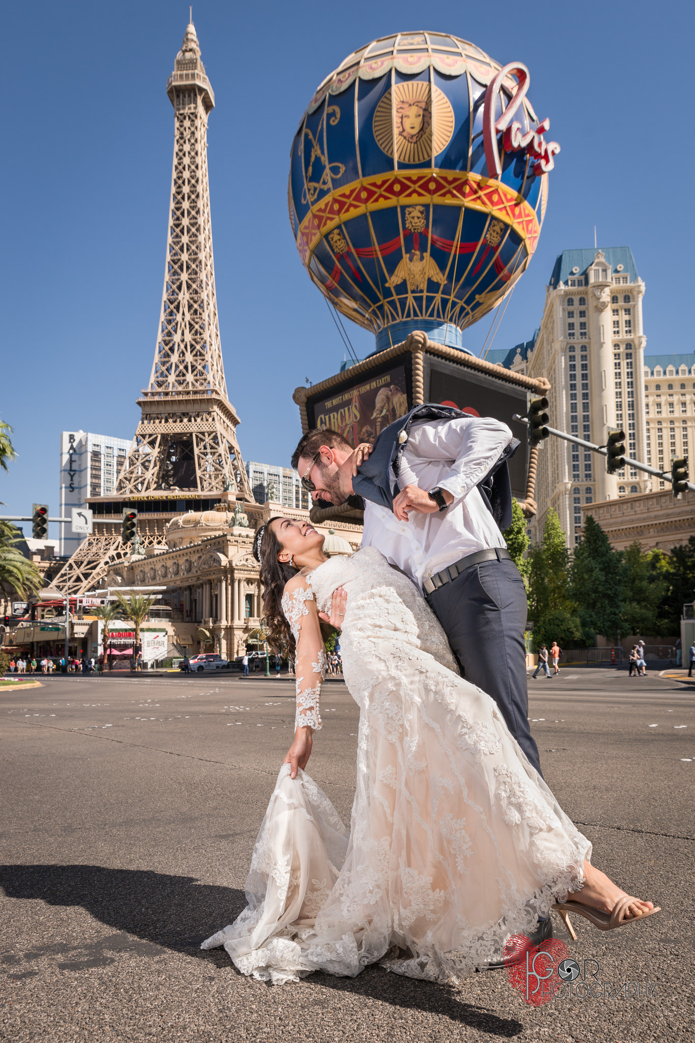 Las Vegas Strip wedding photography