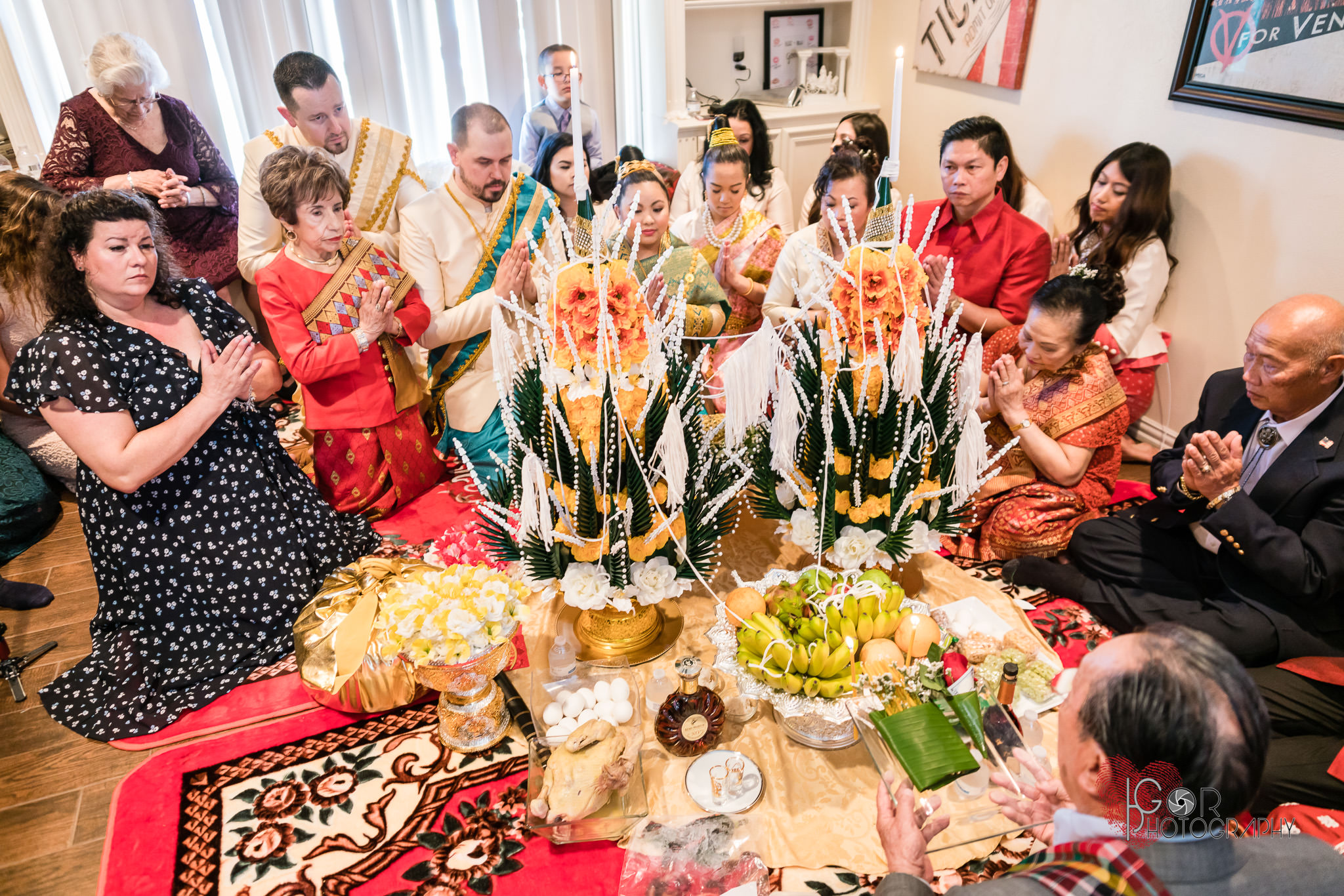 Laos wedding ceremony