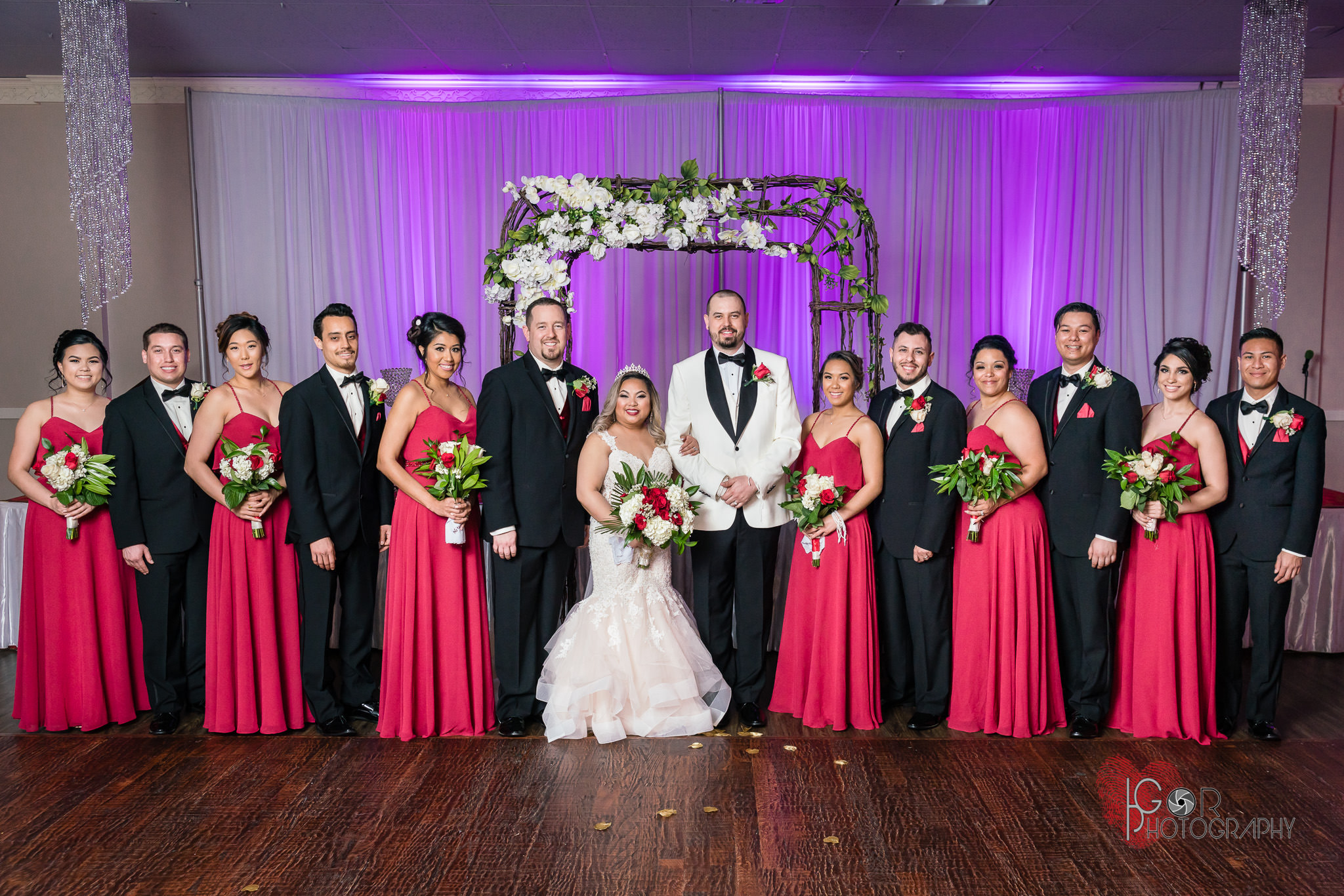 wedding party in Irving