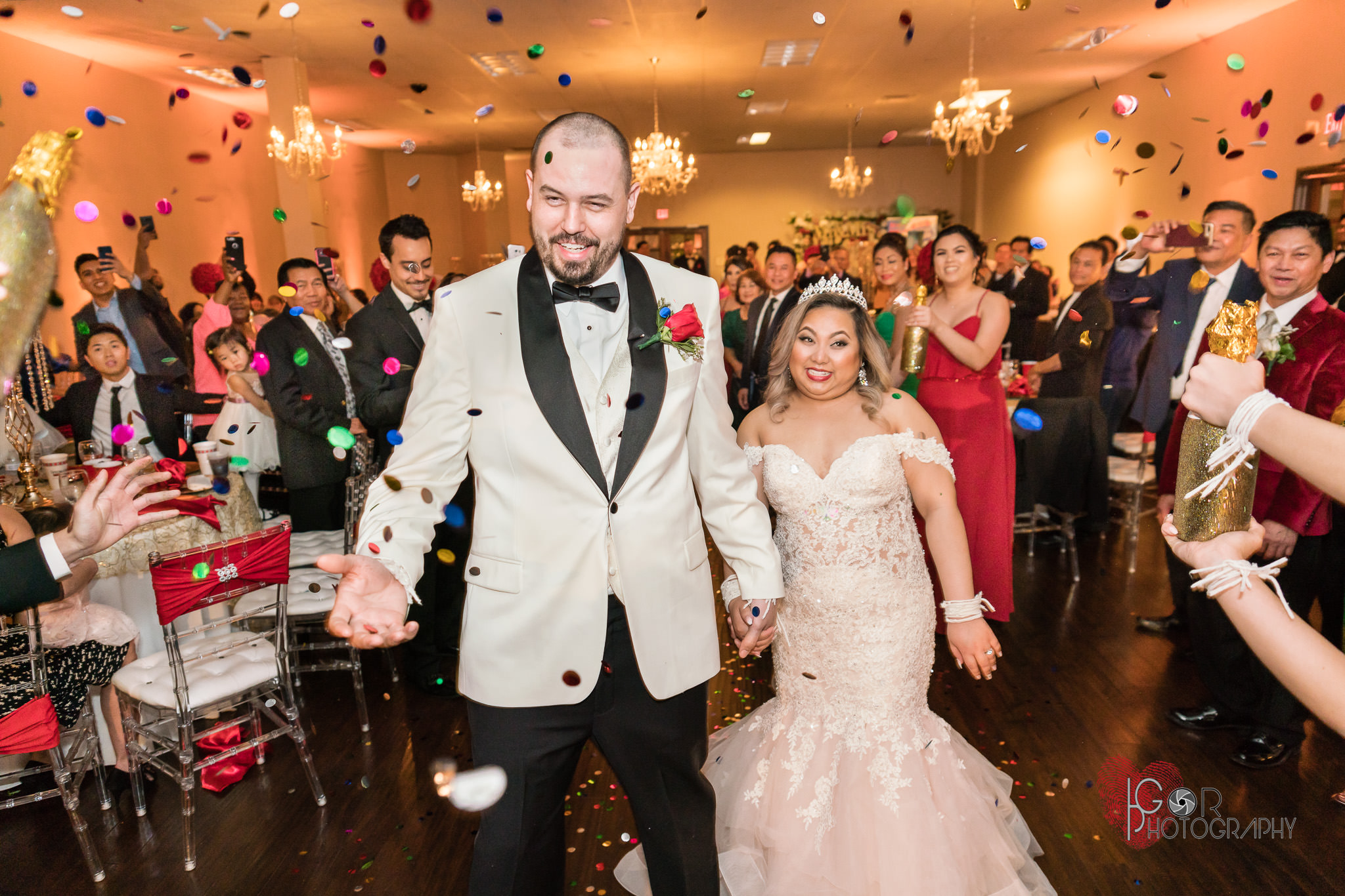 wedding reception entrance