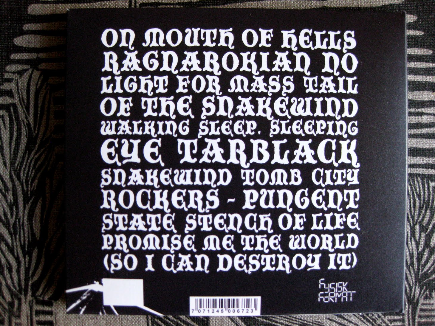 Okkultokrati - No Light For Mass CD (2010)