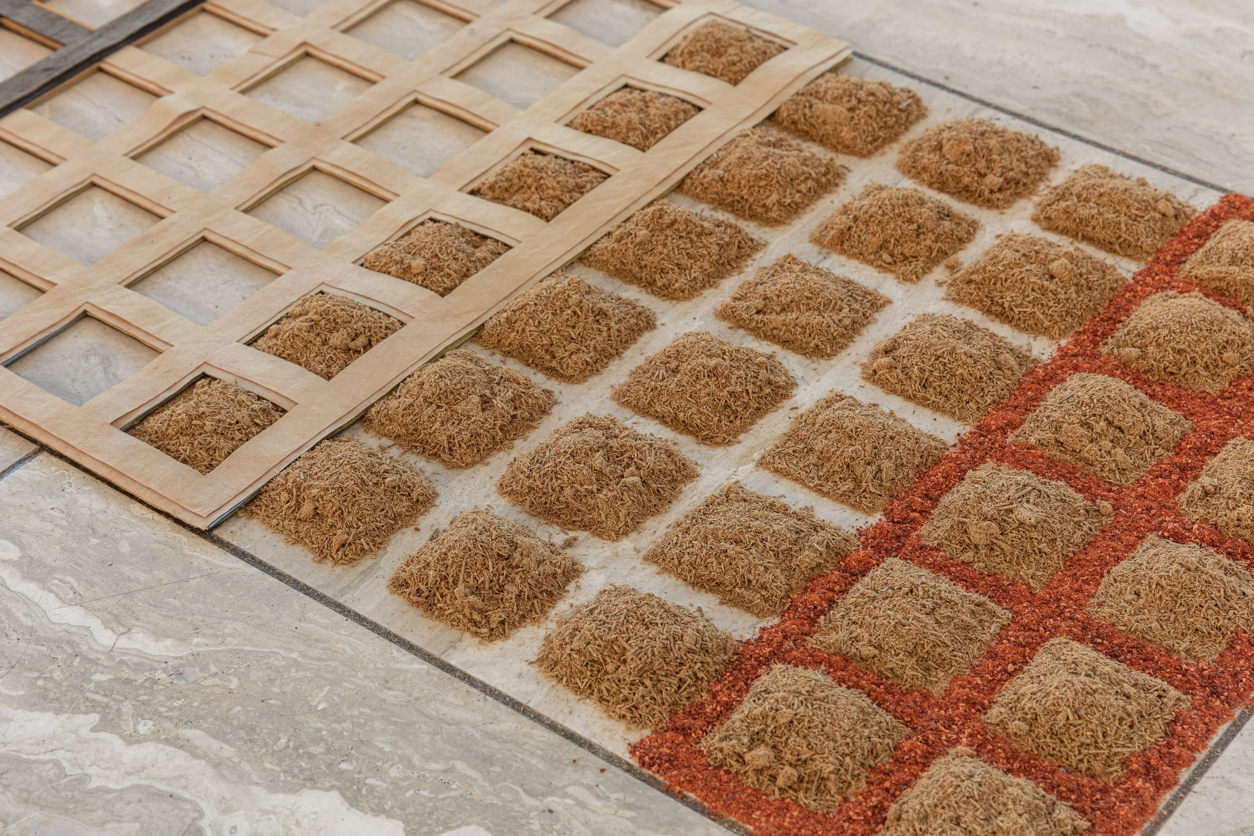 Lines of Intention (2025) Installation II detail