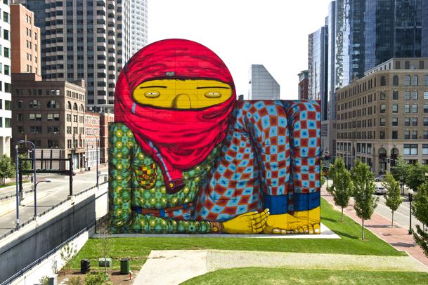 Os Gemeos in Boston.