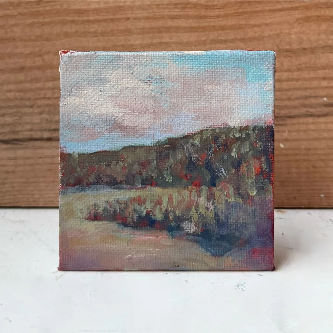 Tiny Skies 609, 3x3 ornament (2025) West Jefferson