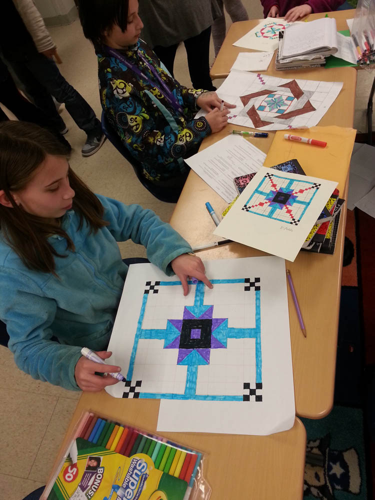 Nora and Molly scale their designs.