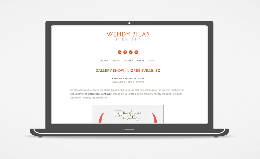 Wendy Bilas Website: Blog