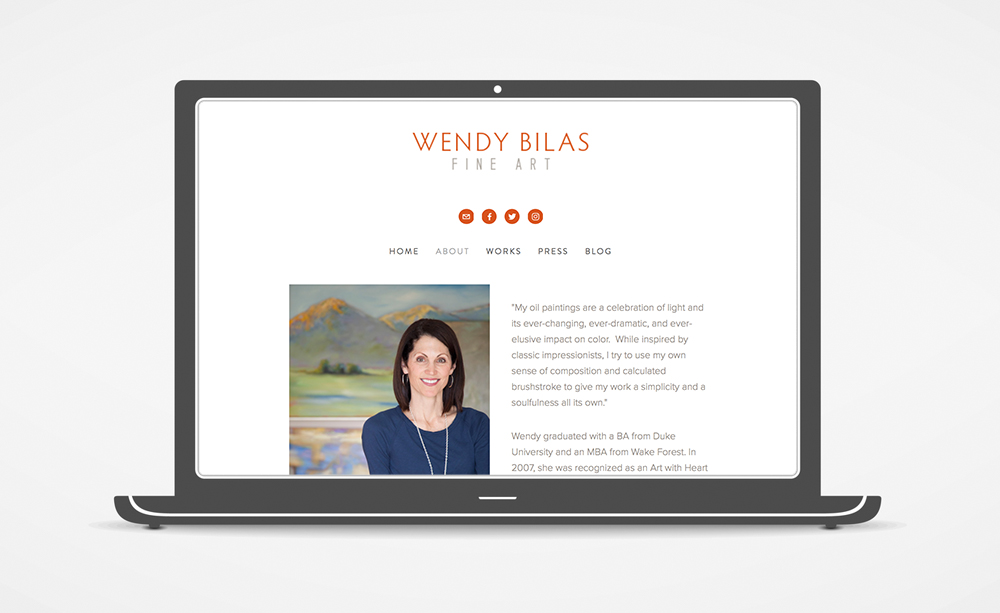 Wendy Bilas Website: About