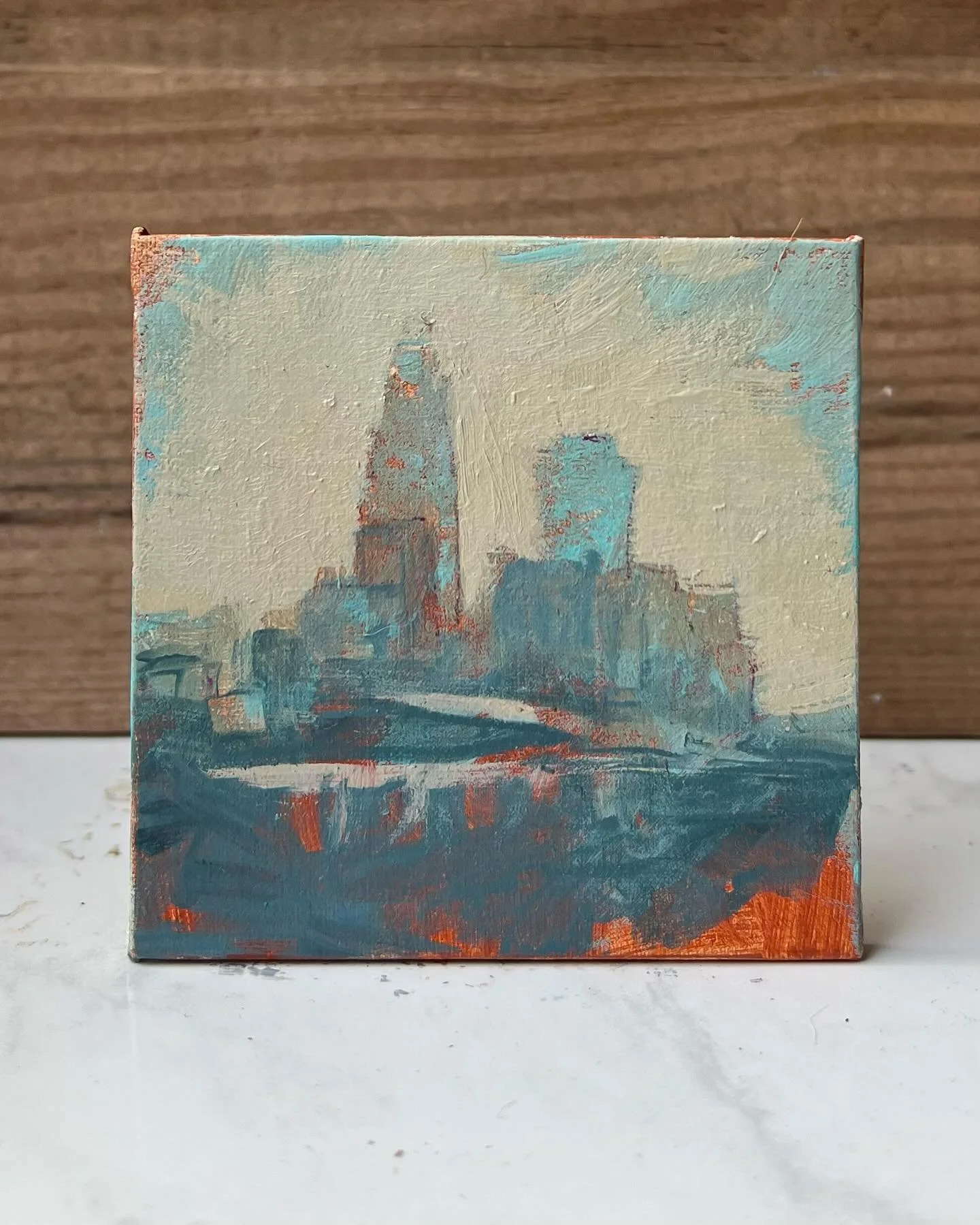 TINY SKIES TIME!  150+ new ornaments from my 2025 Tiny Skies Ornament Collection are ready to share at the @guildofcharlotteartists annual Pop-Up Artist Market this weekend.

Please join me and 70+ other members of @guildofcharlotteartists at the @th