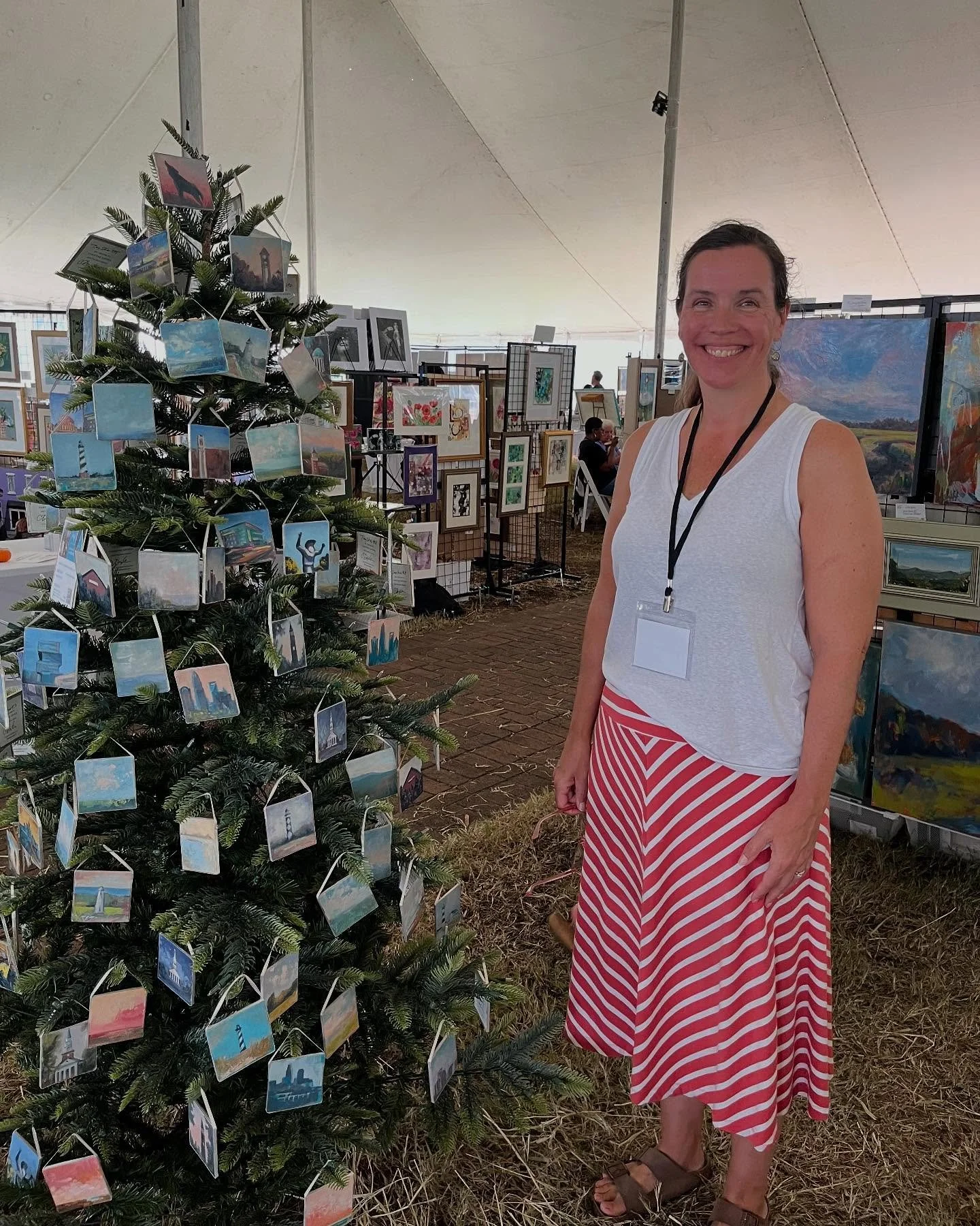 It was a lovely day Sunday at @themintmuseum Pop Up Artist Market! Thank you, @guildofcharlotteartists, for putting on this fantastic event!