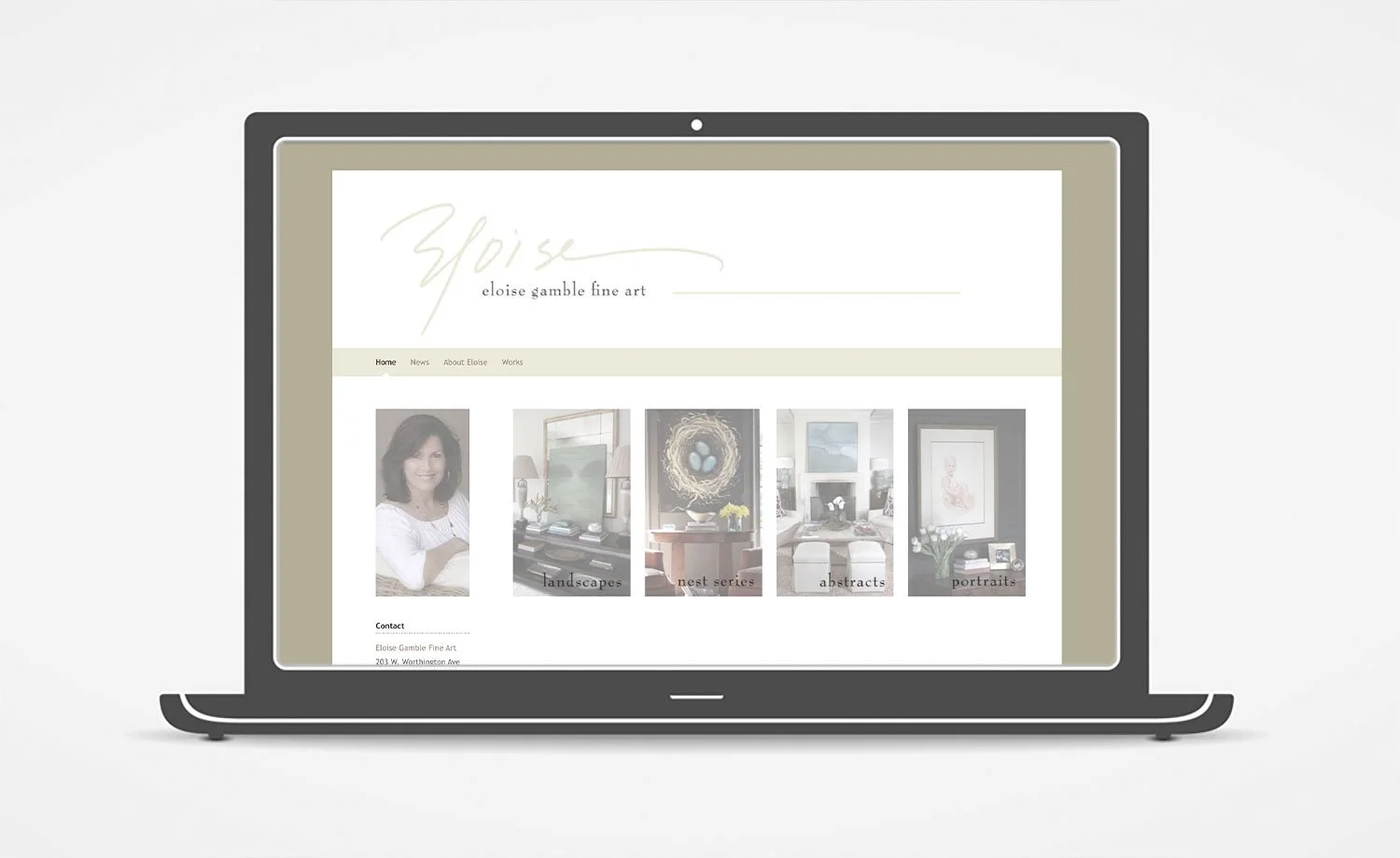 New Website for Artist Eloise Gamble