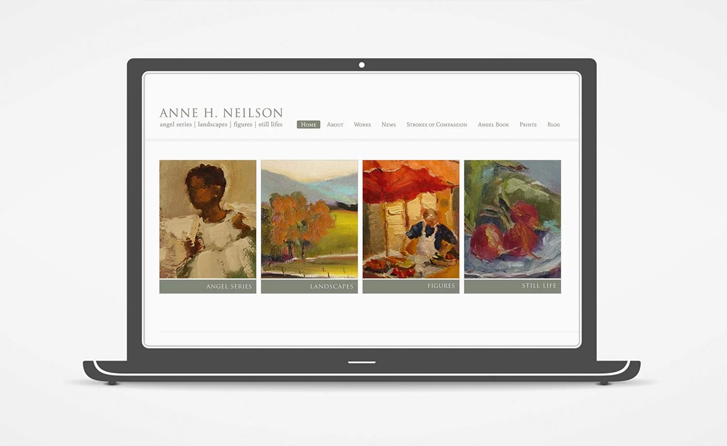 Website Redesign: Anne Neilson Fine Art