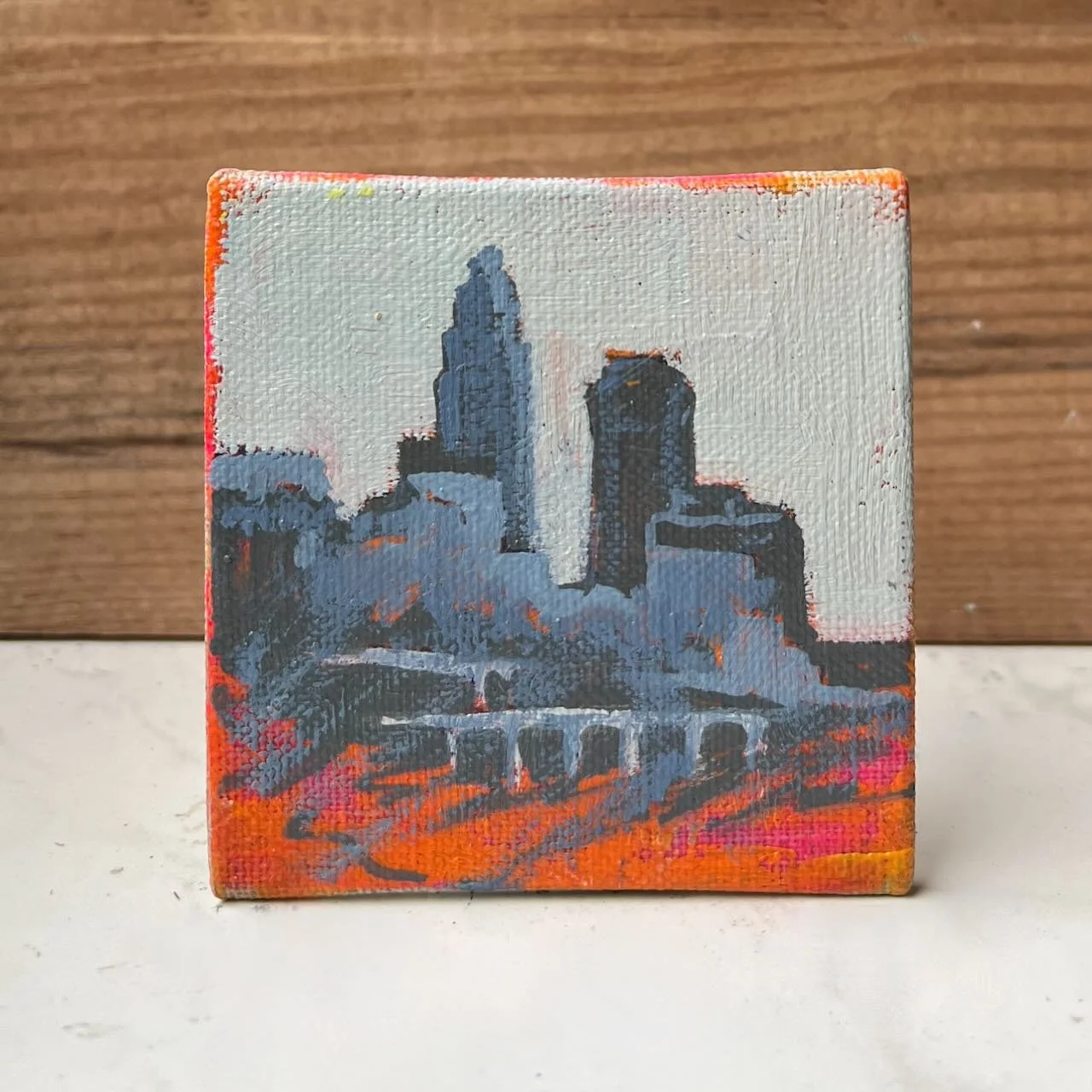 Tiny Skies 561, 3x3 ornament (2025) Charlotte