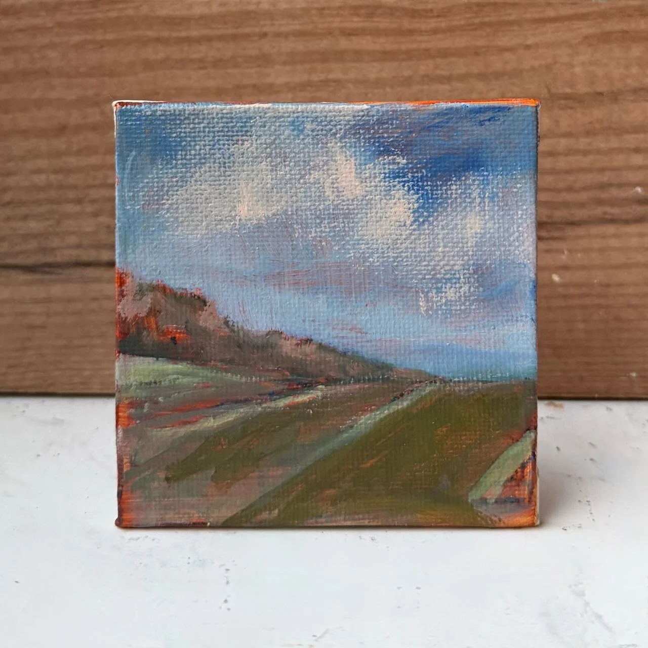 Tiny Skies 605, 3x3 ornament (2025) West Jefferson