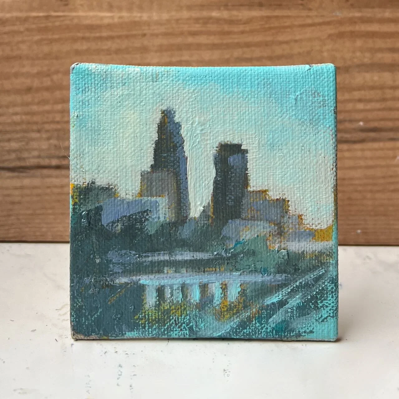 Tiny Skies 557, 3x3 ornament (2025) Charlotte