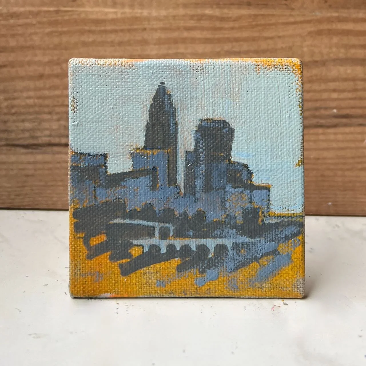 Tiny Skies 558, 3x3 ornament (2025) Charlotte