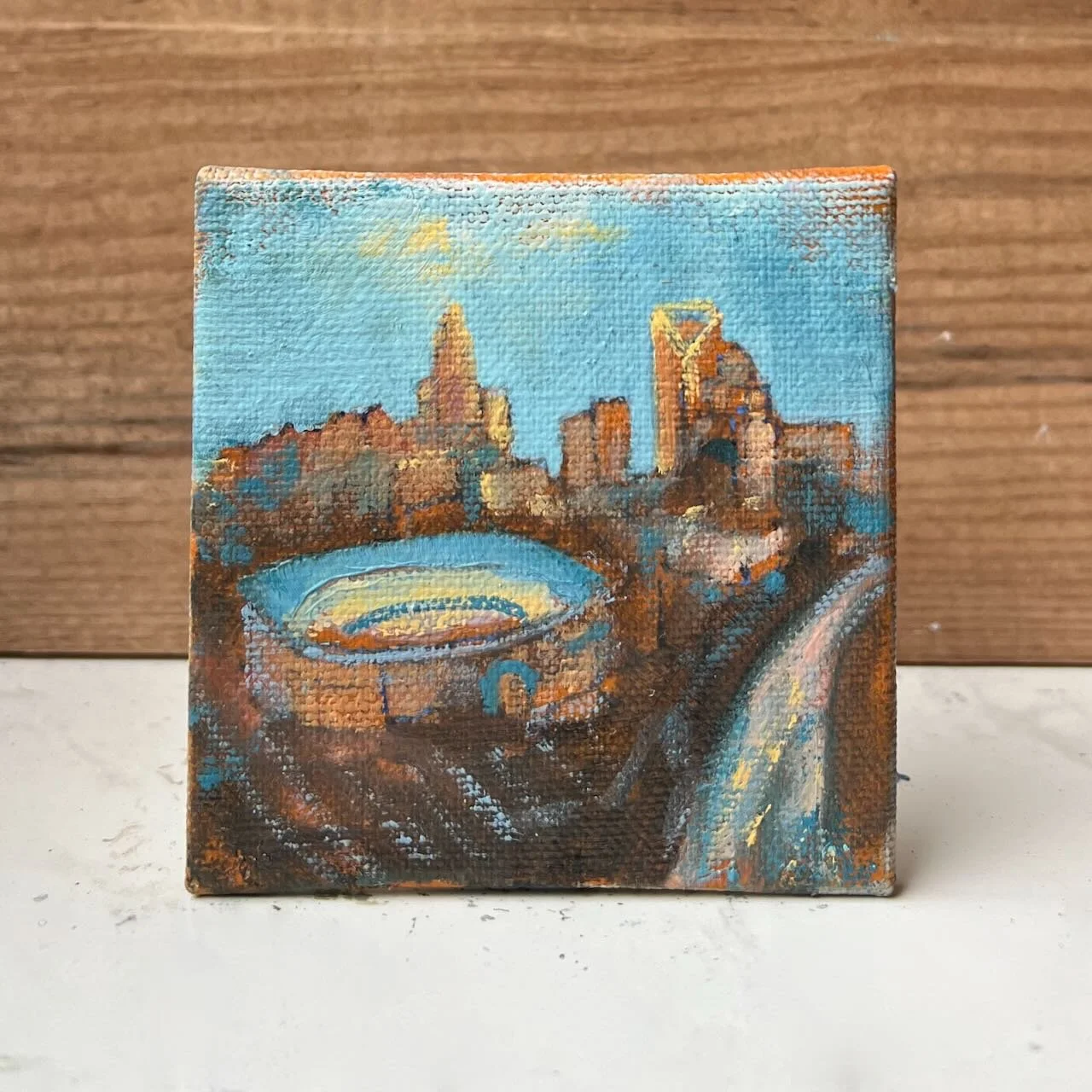 Tiny Skies 553, 3x3 ornament (2025) Charlotte