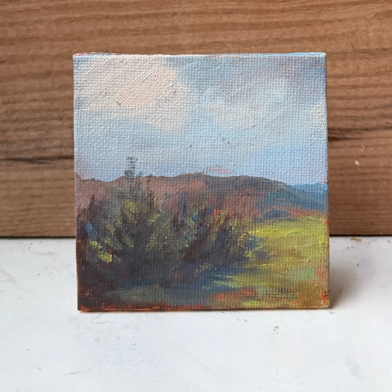 Tiny Skies 608, 3x3 ornament (2025) West Jefferson