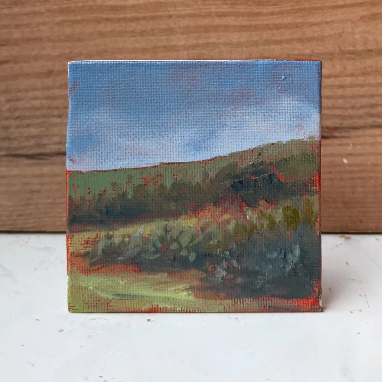 Tiny Skies 610, 3x3 ornament (2025) West Jefferson