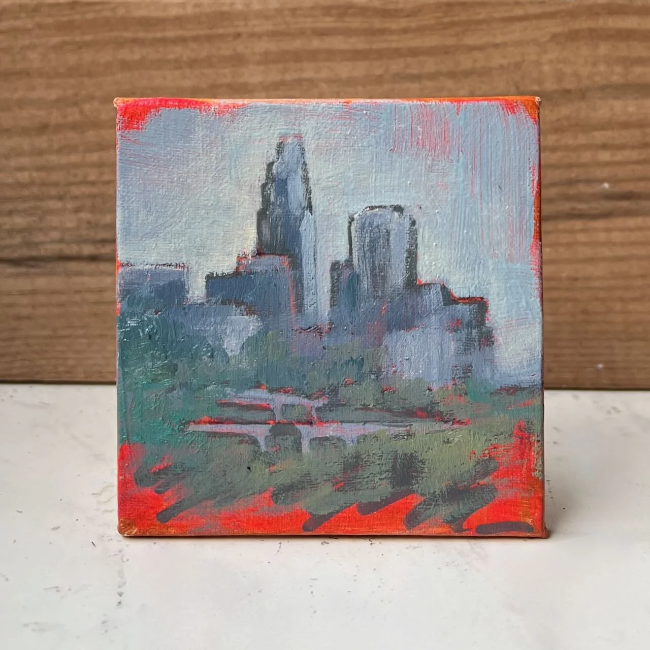 Tiny Skies 554, 3x3 ornament (2025) Charlotte