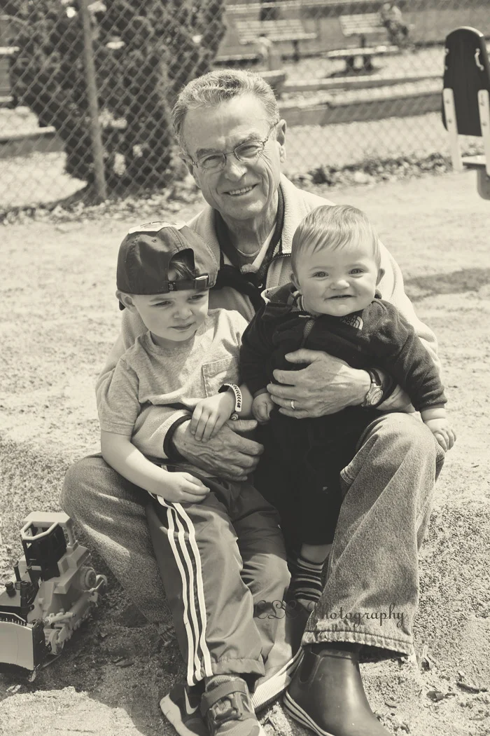 Spend time with Nana and Papa..the boys