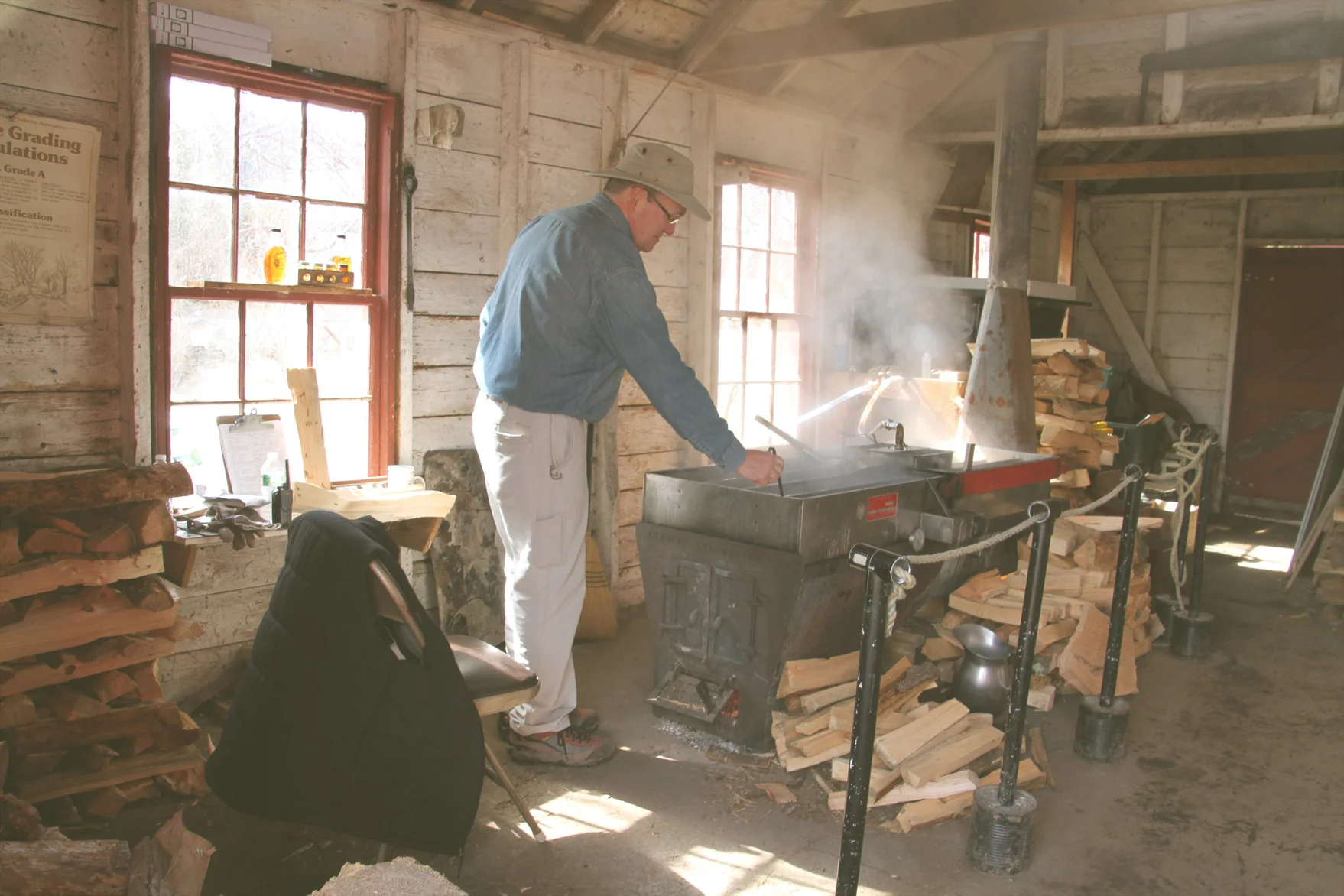 Maple Sugar Shack..Topsfield Audubon...
