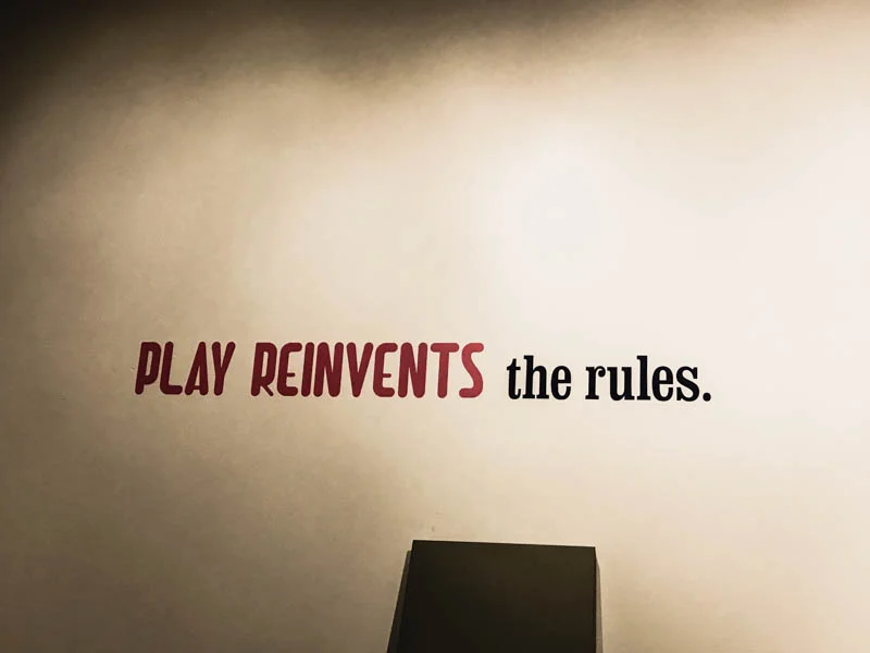 I love this quote. If only we played more as adults. Then again, the boys are always making us play. I love that part of being a Nana. Without the boys I'm not so sure we would go out and do all these fun things. 