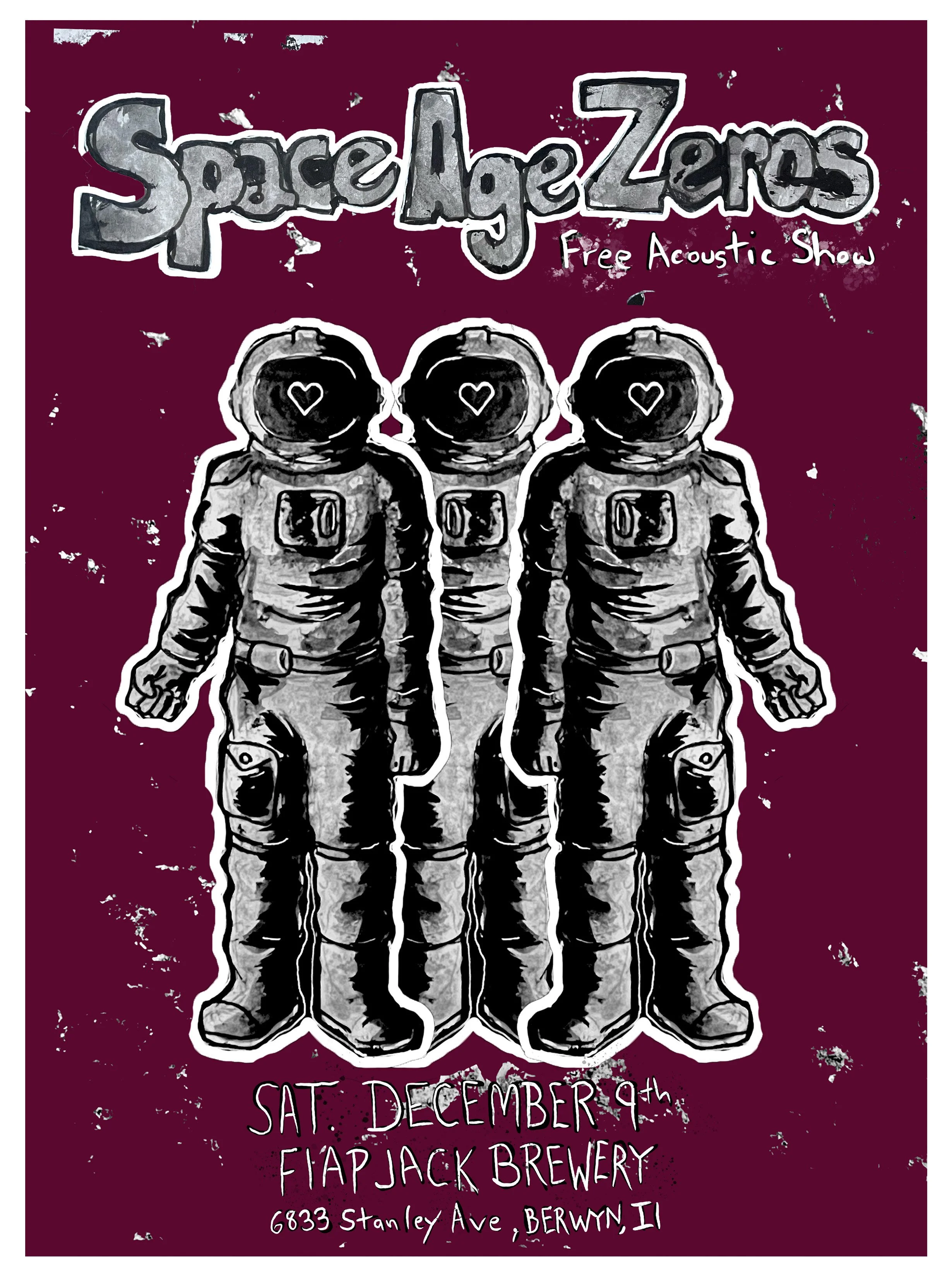 Space Age Zeros free acoustic show