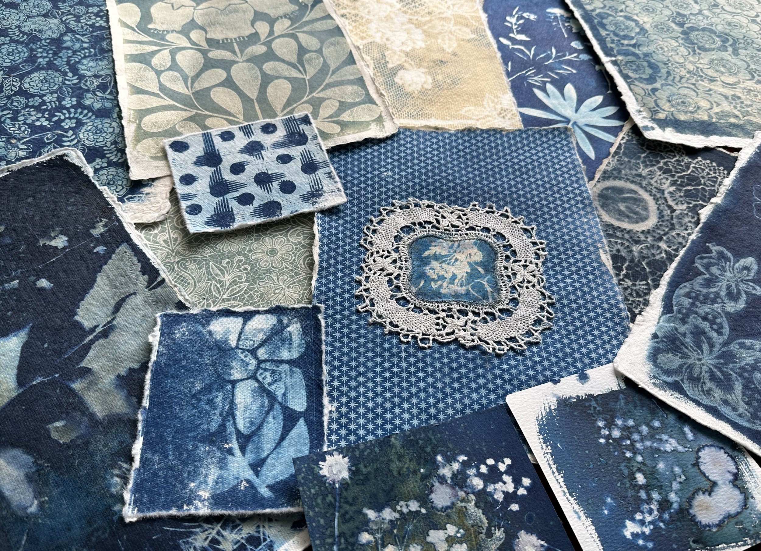 CLASS IS FULL-CYANOTYPE - a tin of experiments