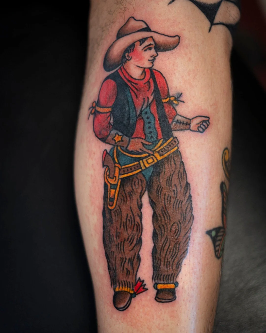 Cowpoke from #christianwarlich flash for Zach
There's a cover-up in there of a black blob well past its prime. I didn't get a photo of it.
Thanks tons!