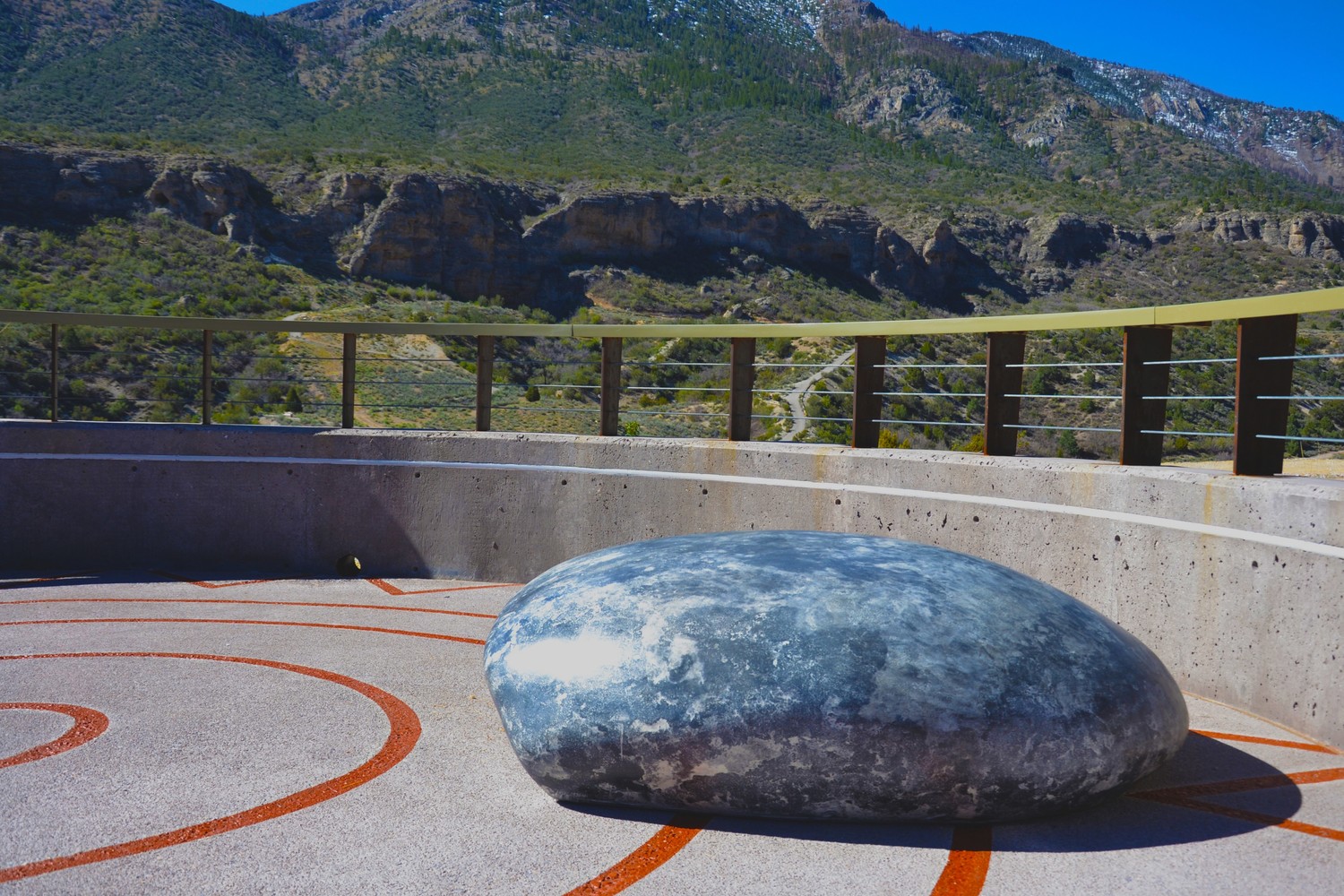 Mountain Objects | Kyle Canyon | US Forest Service (2015) Mountain Objects (2015) is a series of five unique sculptural art benches at the Spring Mountains Visitor's Center in Kyle Canyon, NV. The art benches are built out reclaimed wood, steel, a