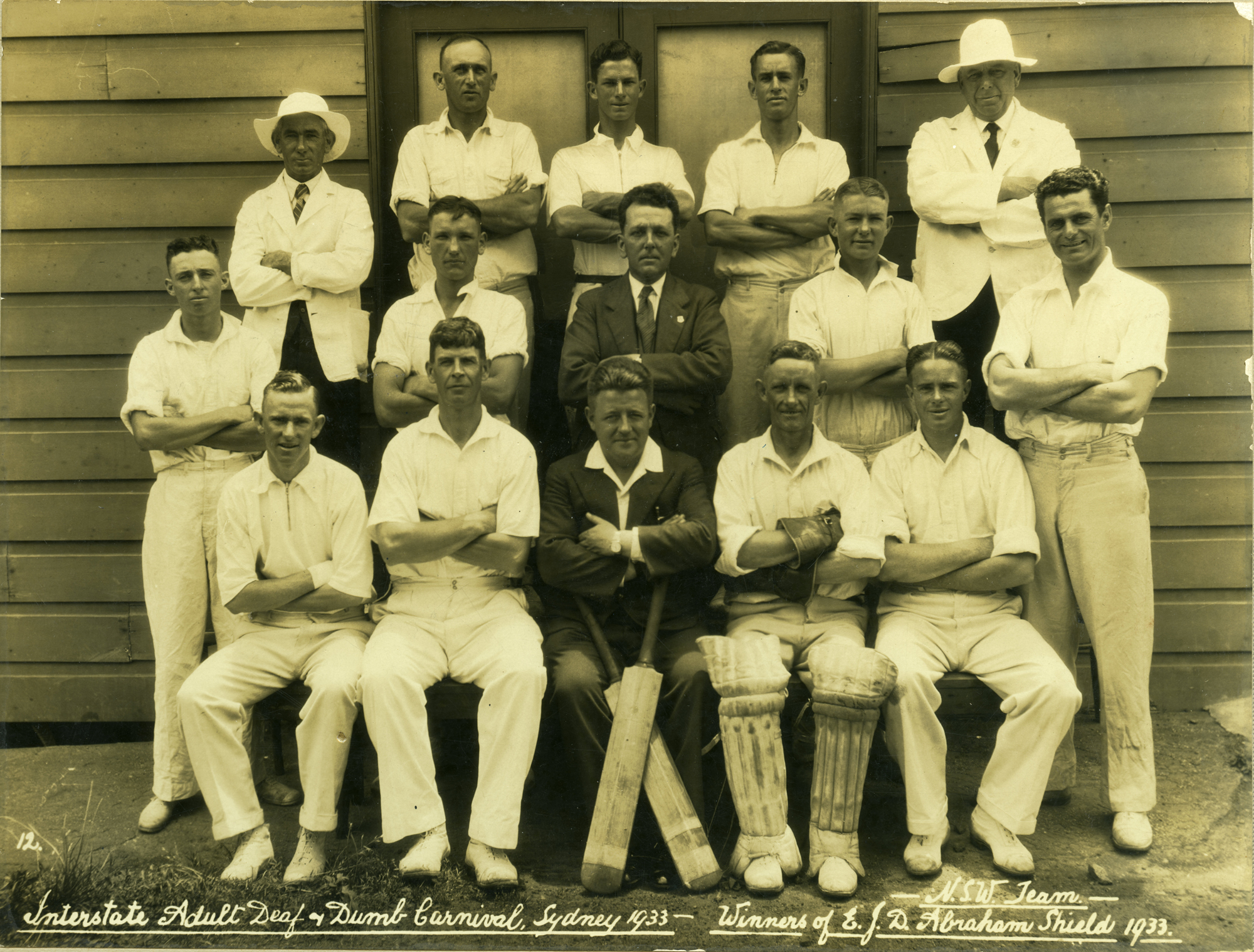   Deaf Cricket Team&nbsp;1933  
