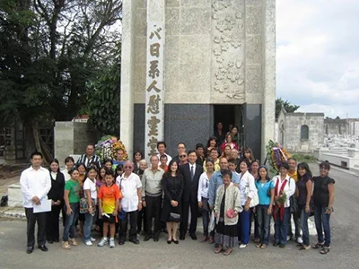 Commemoration of the Day of the Deceased, Cuban-Japanese Pantheon, Nov. 11. 2012